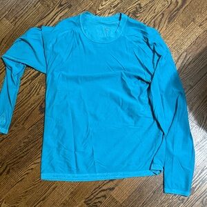 Men’s Lululemon Athletica Teal Long Sleeve Top L